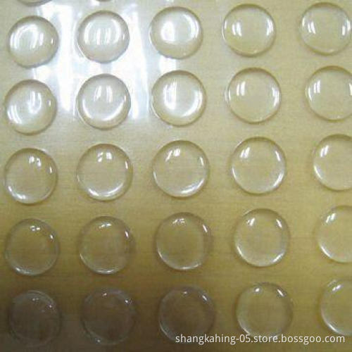 Eco-friendly Clear Epoxy Sticker with 14mm Size, Various Designa are Available